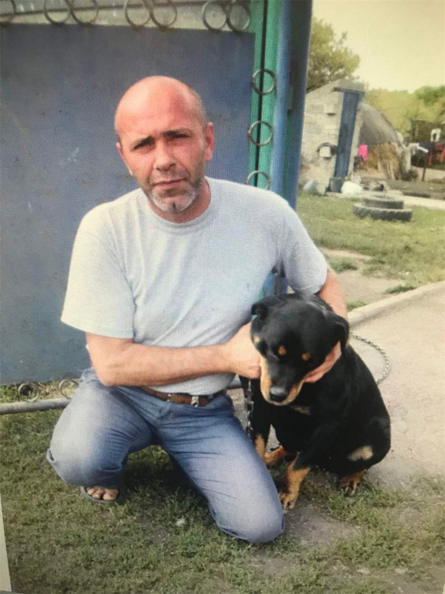 Сергій з улюбленим псом