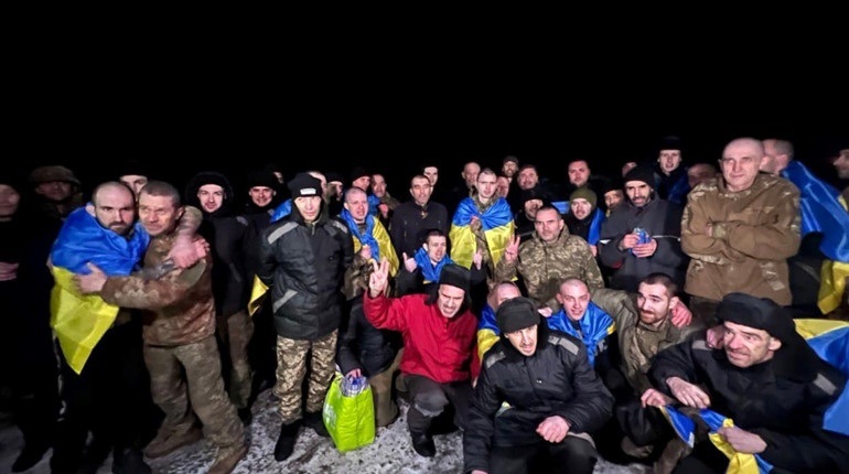 фото з обміну полоненими 31.01.2024