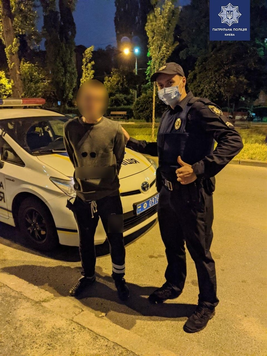 На затриманні злочинця