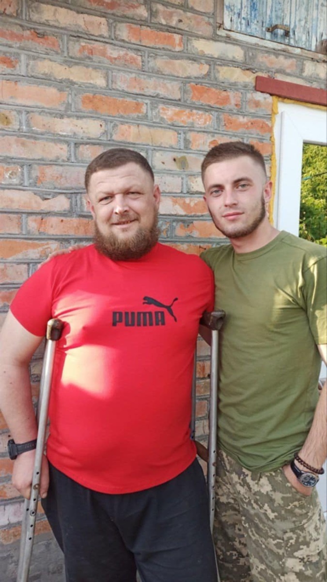 з племінником Олександром Петровим