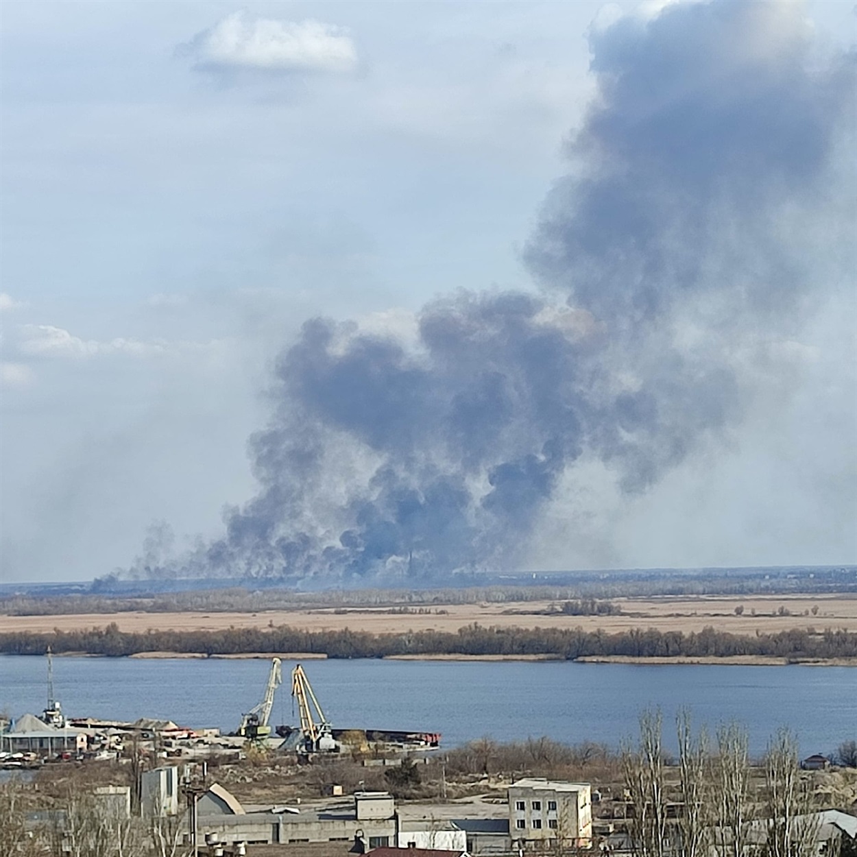 24 лютого 2022 року. Вид з балкону Лідії