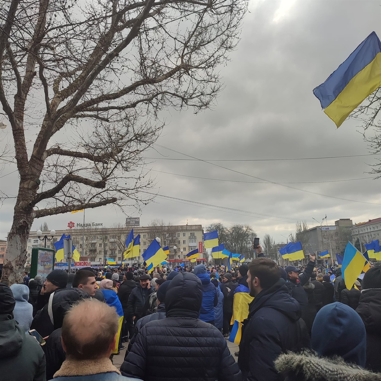 5 березня 2022 року. Херсон, площа Свободи