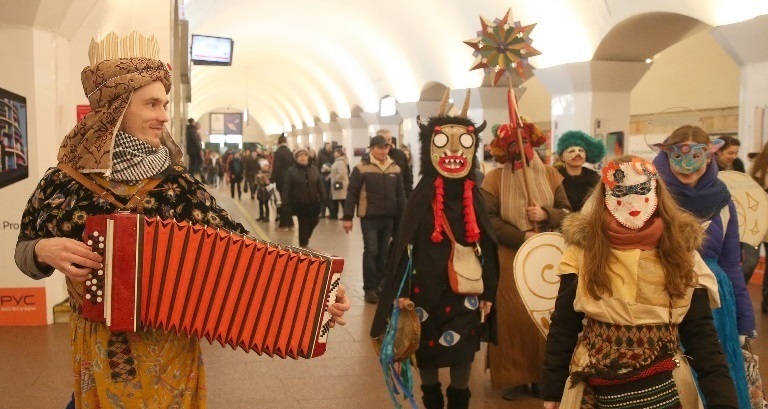 Різдво в столичному метро